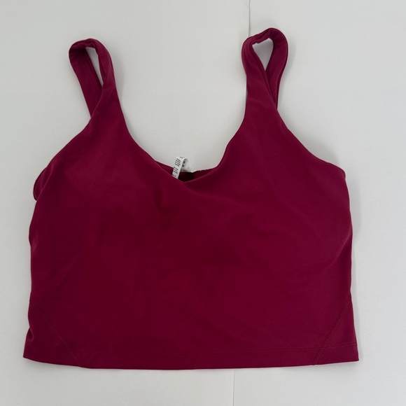 Lululemon Cranberry Red Align Tank Top Size 10 - Picture 1 of 4